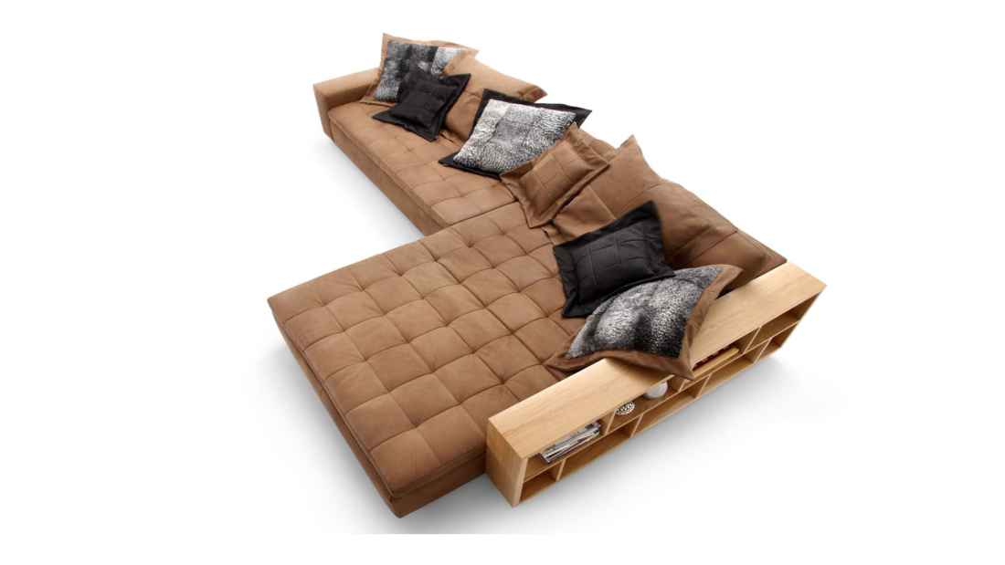 Tommy M. Alexandria - Eckkombination mit Daybed und Regal