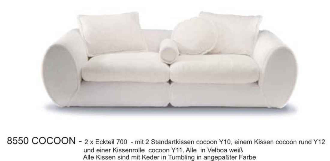 Stoffsofa 8550 - COCOON - Kopie