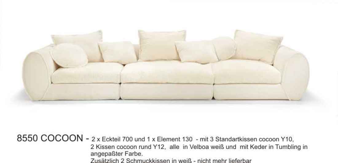 Stoffsofa 8550 - COCOON - Kopie