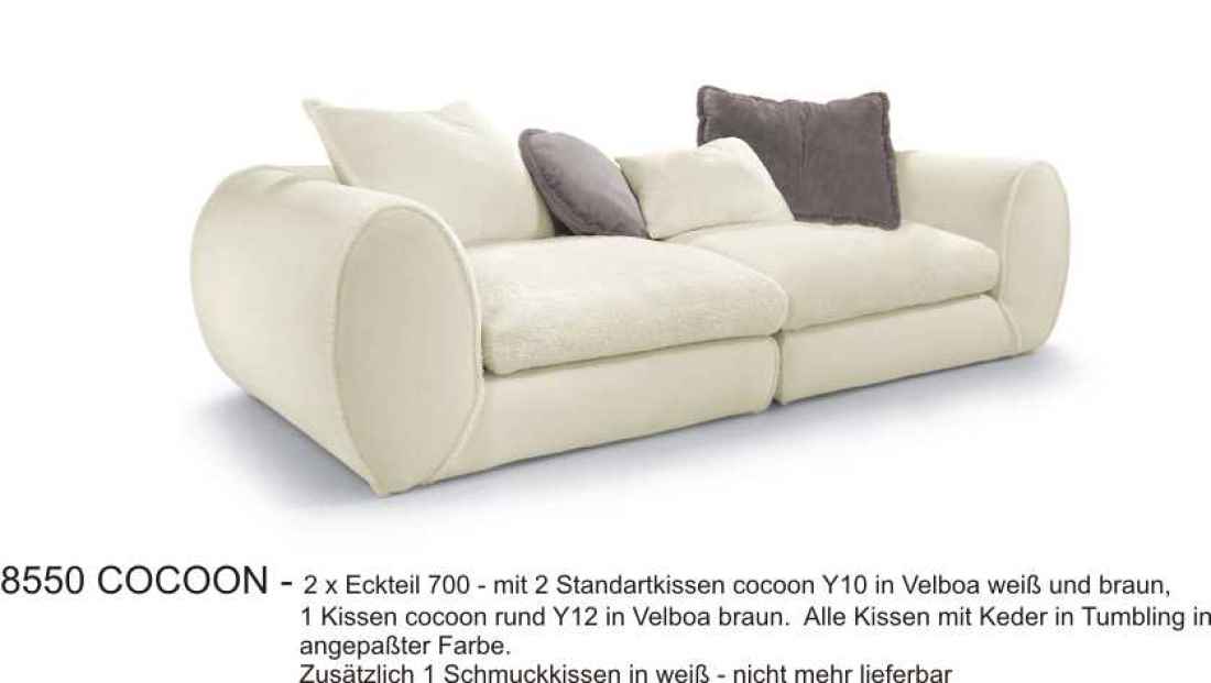 Stoffsofa 8550 - COCOON - Kopie