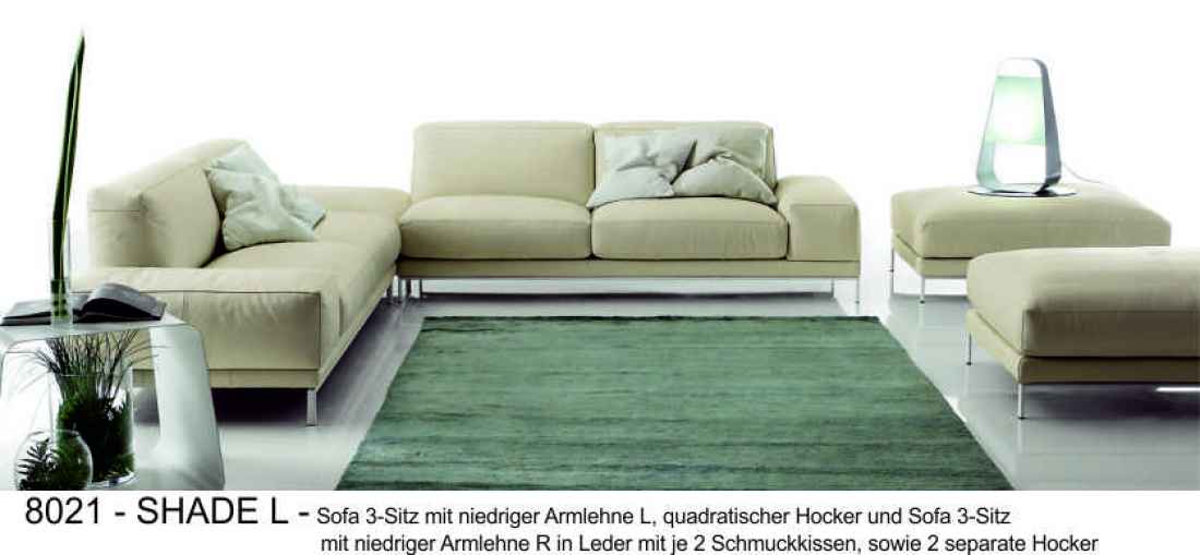 Eckgarnitur 8021 Ditreitalia SHADE L