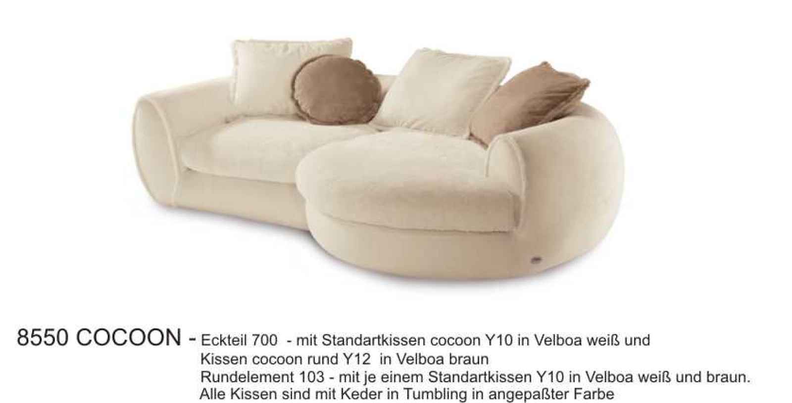 Stoffsofa 8550 - COCOON - Kopie