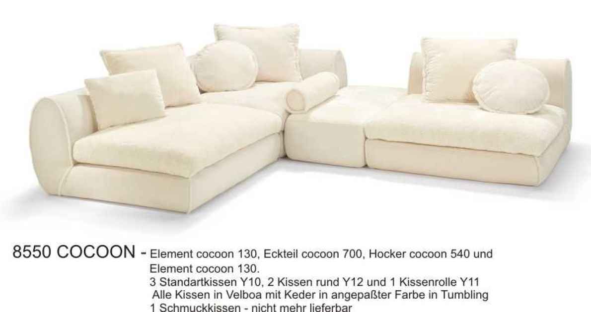 Sofa-Garnitur 8550 - COCOON